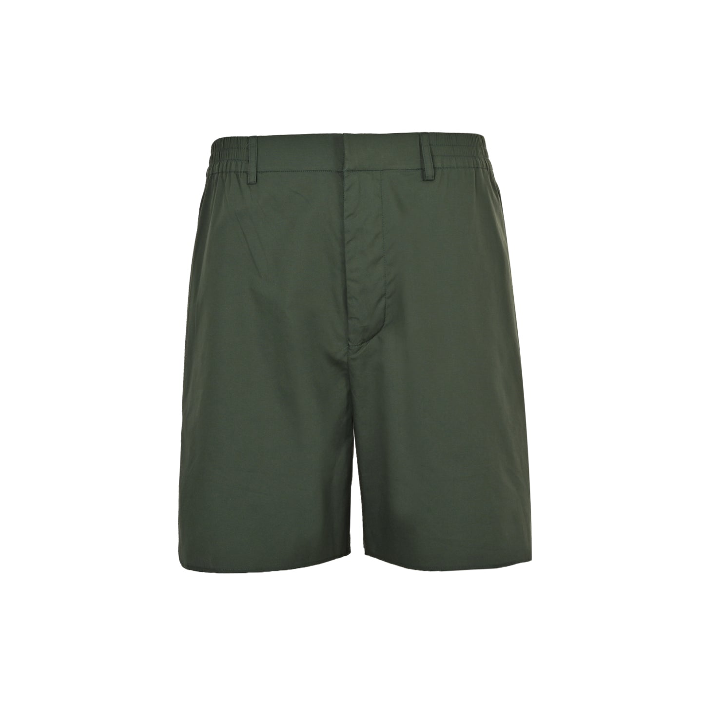 Fe 25Solid color Bermuda shorts