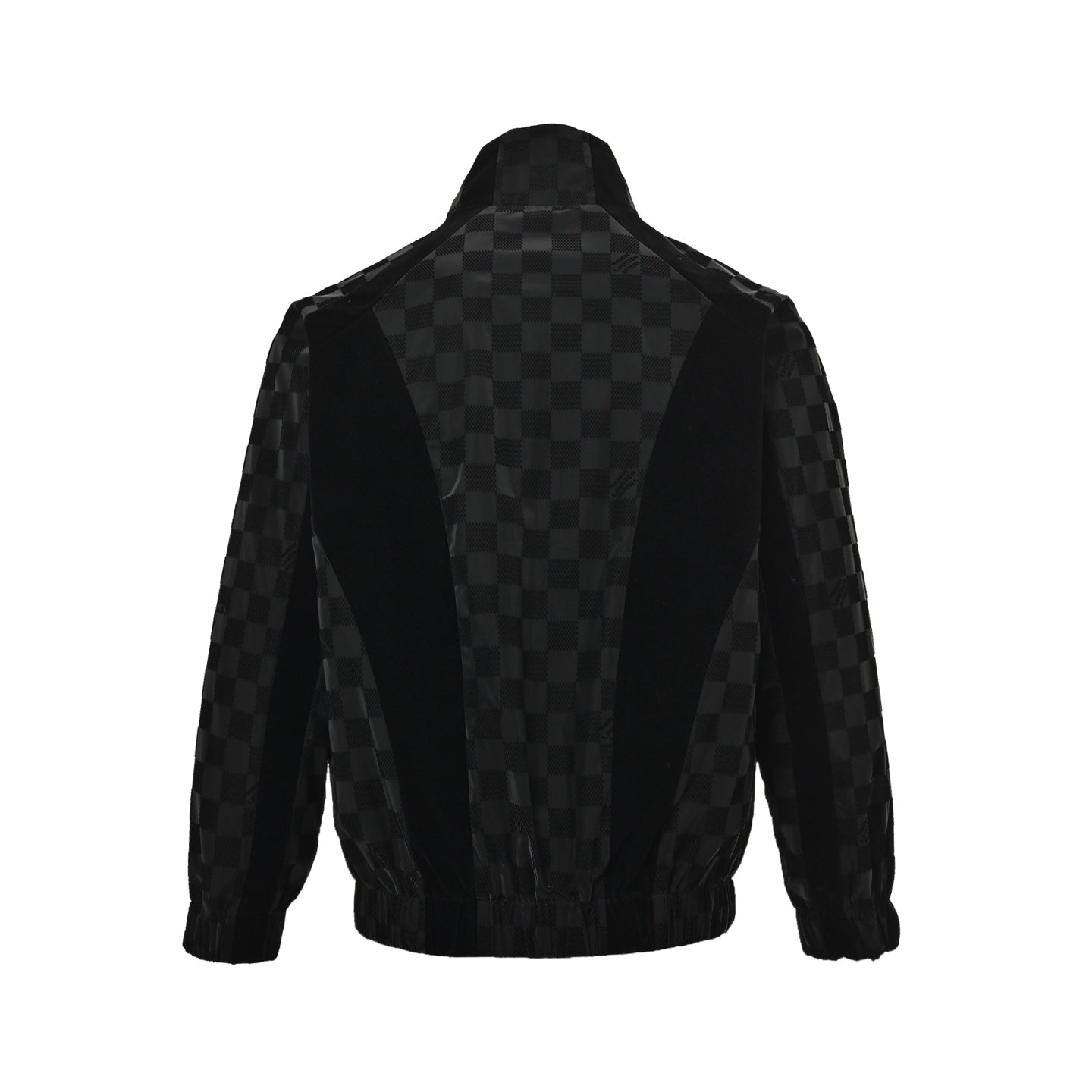 Flocked Checkerboard Jacket