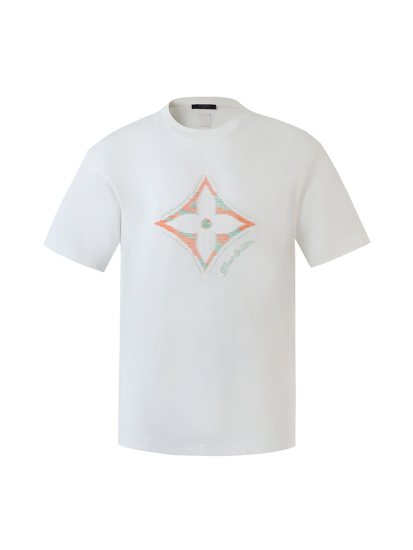 25ss Drop print round neck short sleeved T-shirt