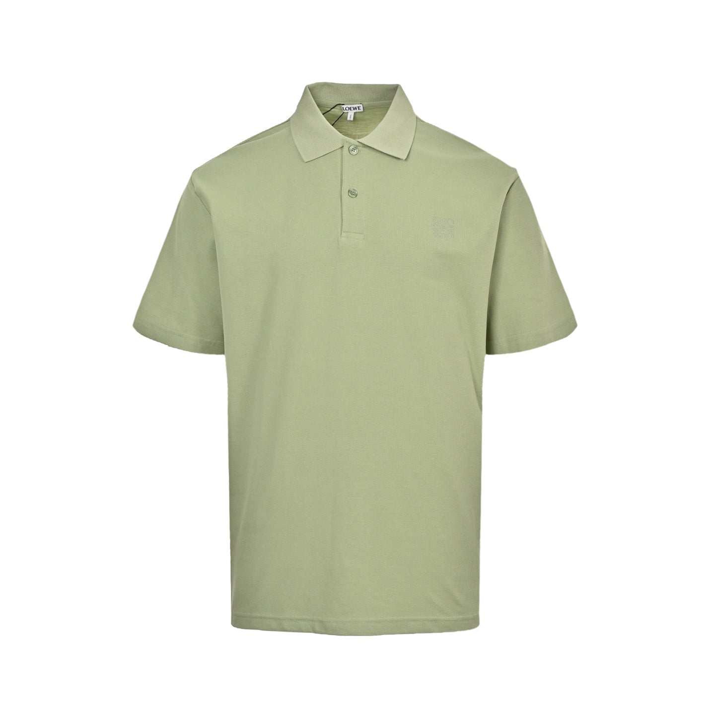 25ss Polo short sleeve with embroidered logo on chest