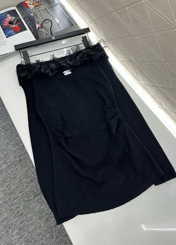 25 New Arrival Knitted Long-Sleeved Skirt Set