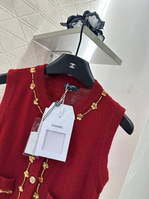 25 New Arrival Beaded Knit Vest