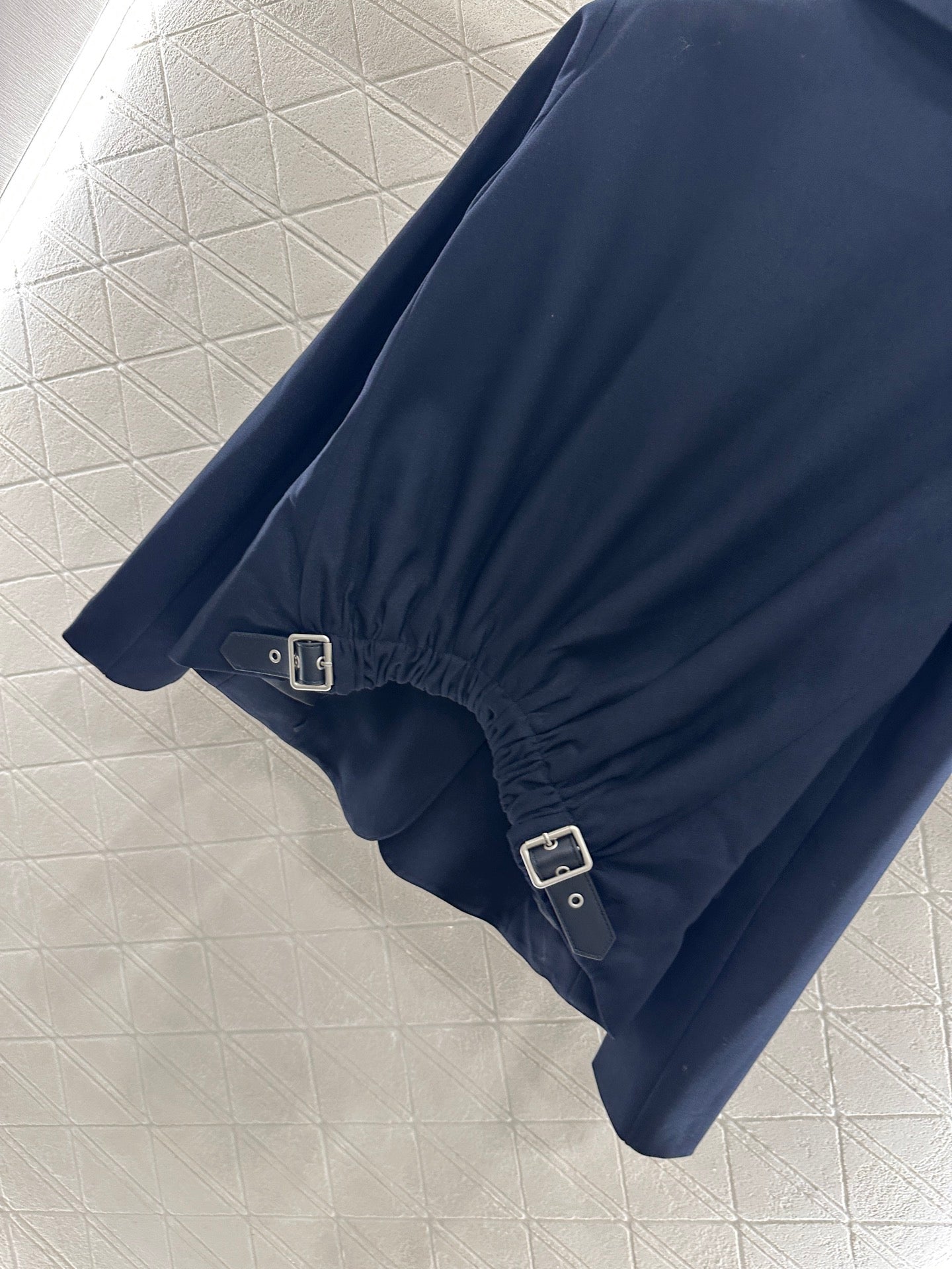 25fw Elastic pleated suit jacket