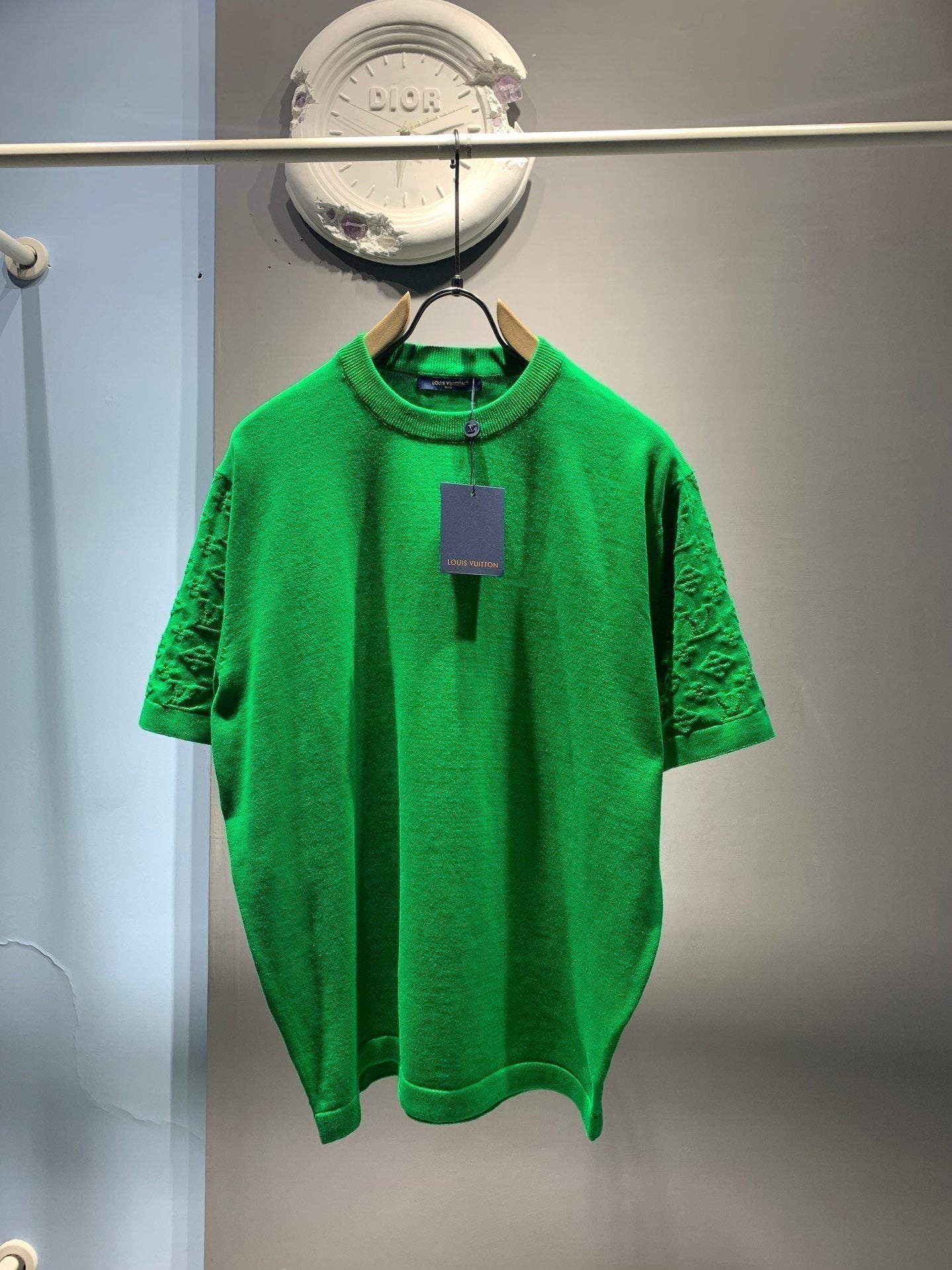 25ss sleeve jacquard T-shirt