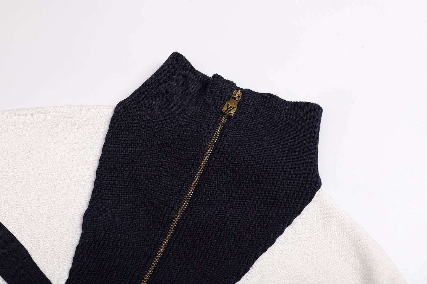 25fw new stand collar knitted jacket