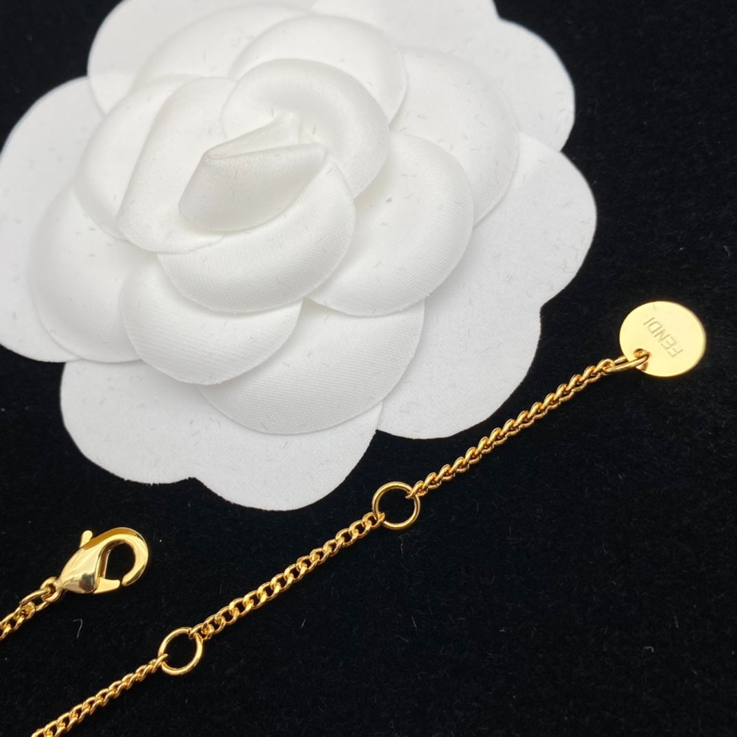 New letter diamond necklace