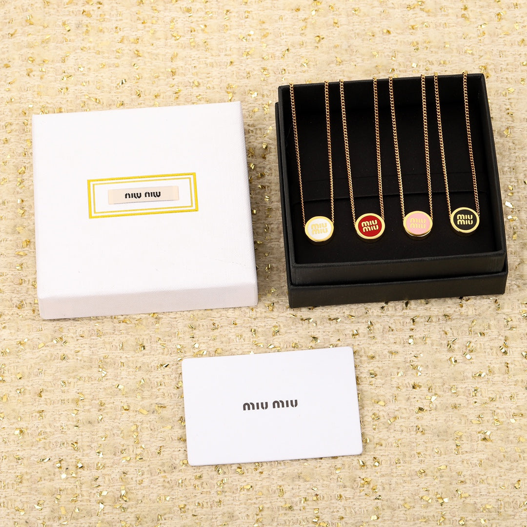 Classic letter logo necklace