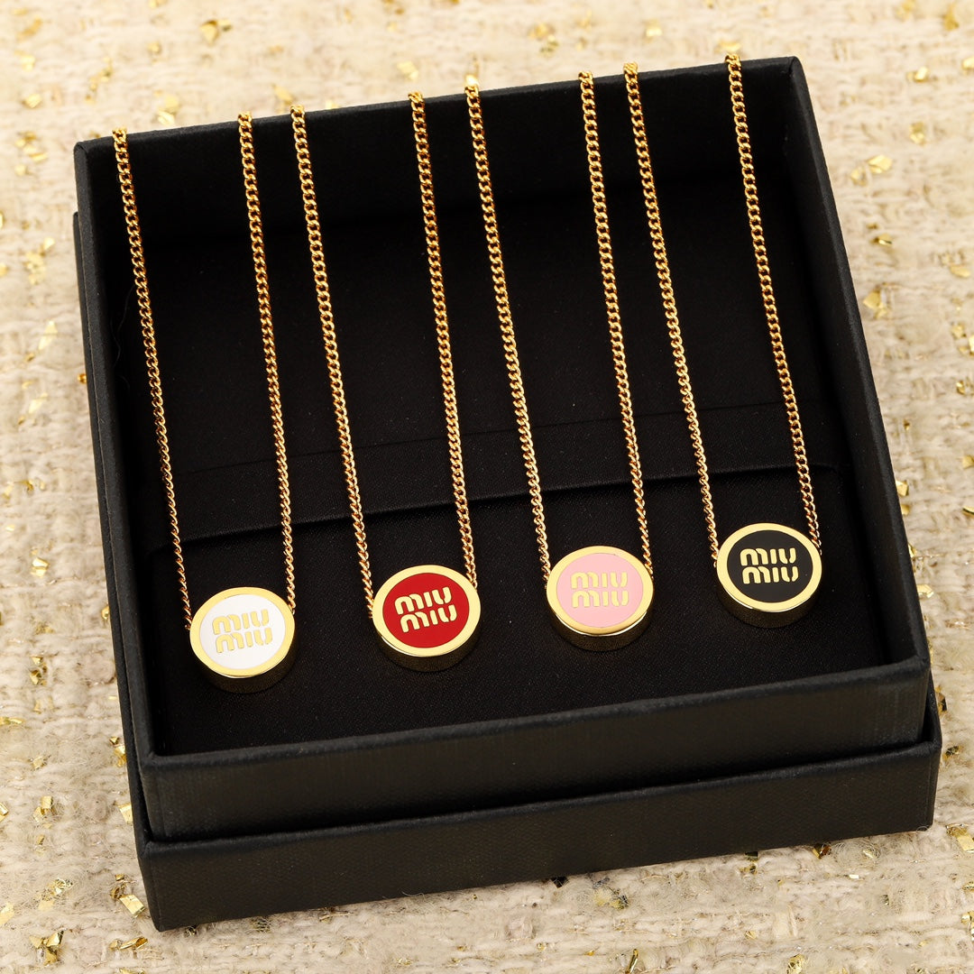 Classic letter logo necklace