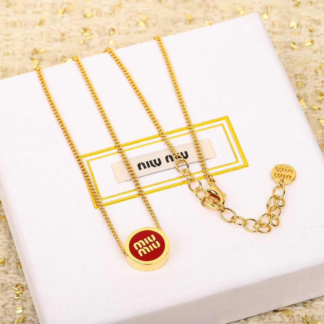 Classic letter logo necklace