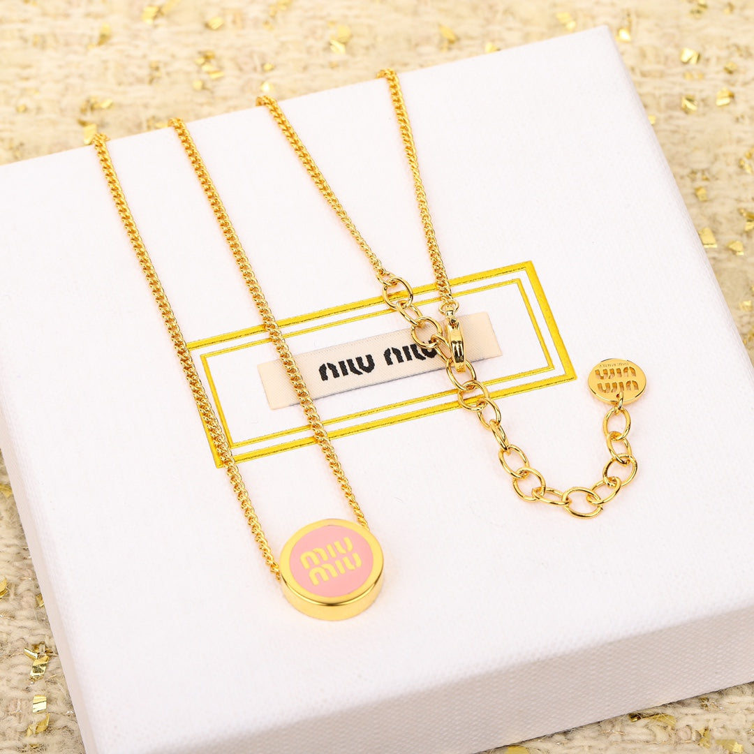Classic letter logo necklace