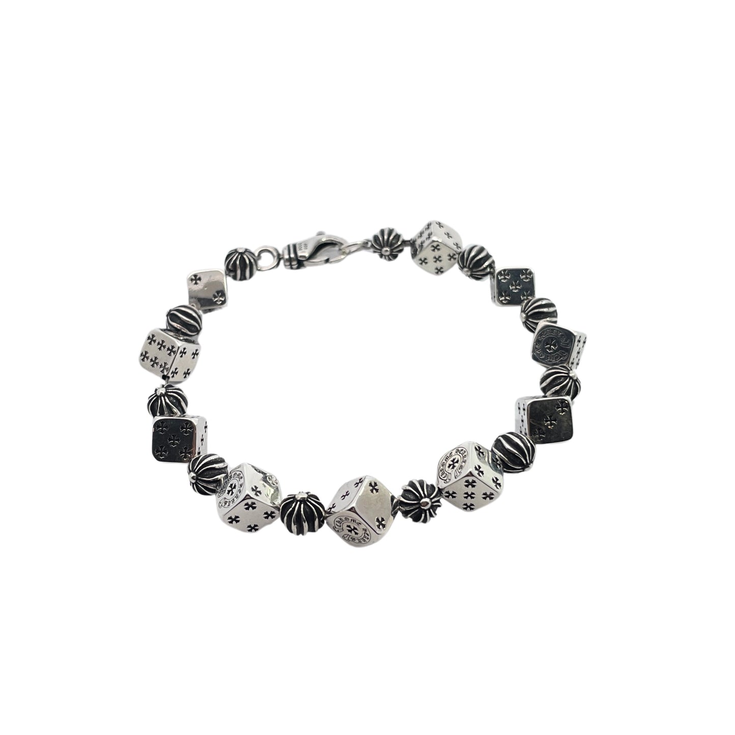 Classic Dice Cross Bracelet
