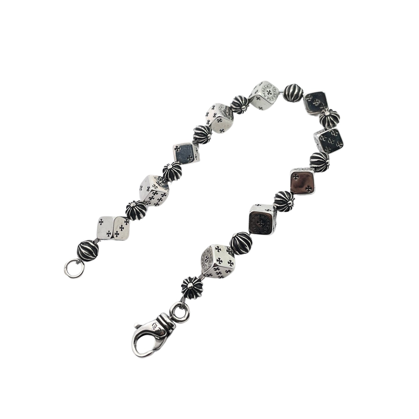 Classic Dice Cross Bracelet