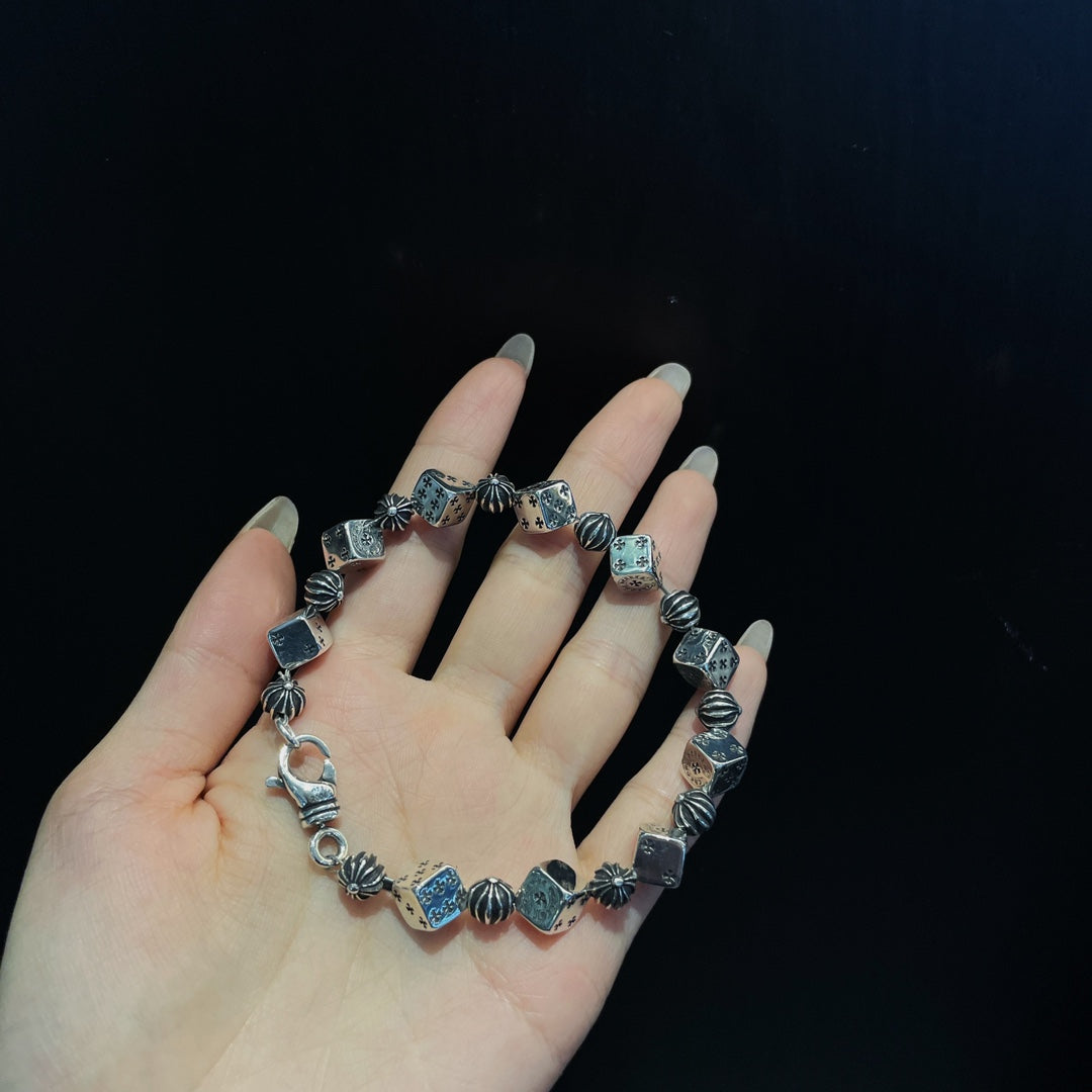 Classic Dice Cross Bracelet