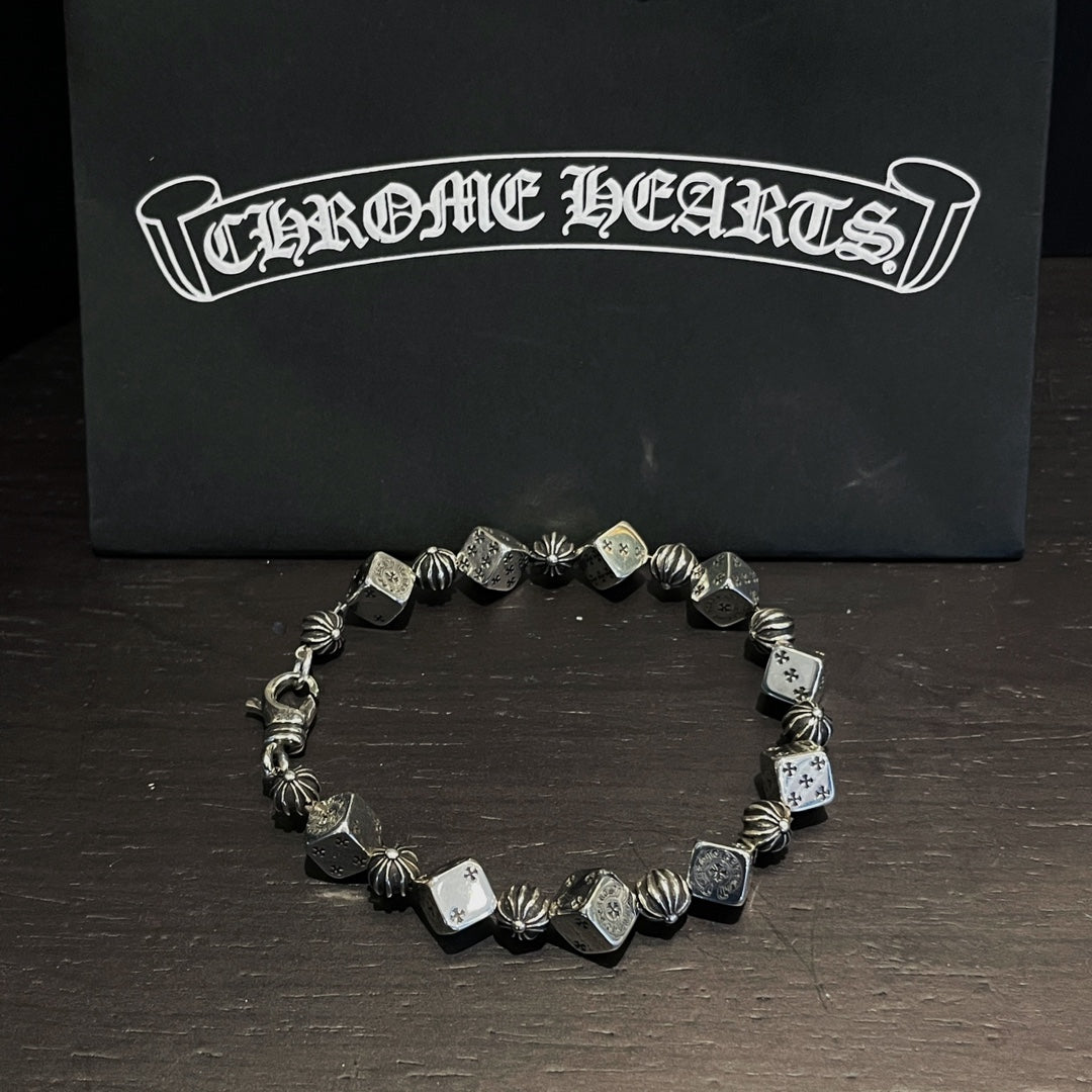 Classic Dice Cross Bracelet