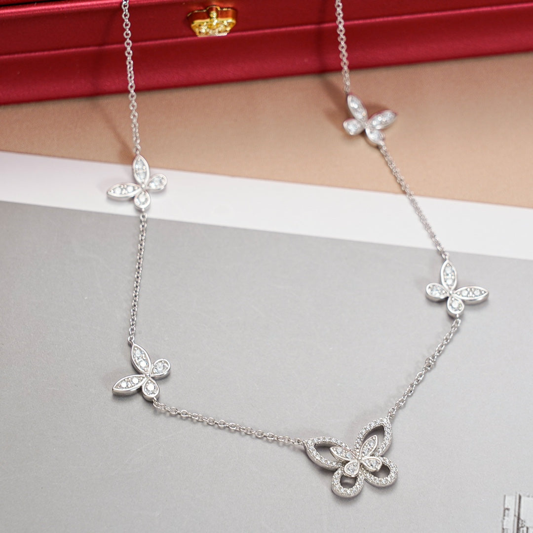 Quintet Butterfly Phantom Necklace