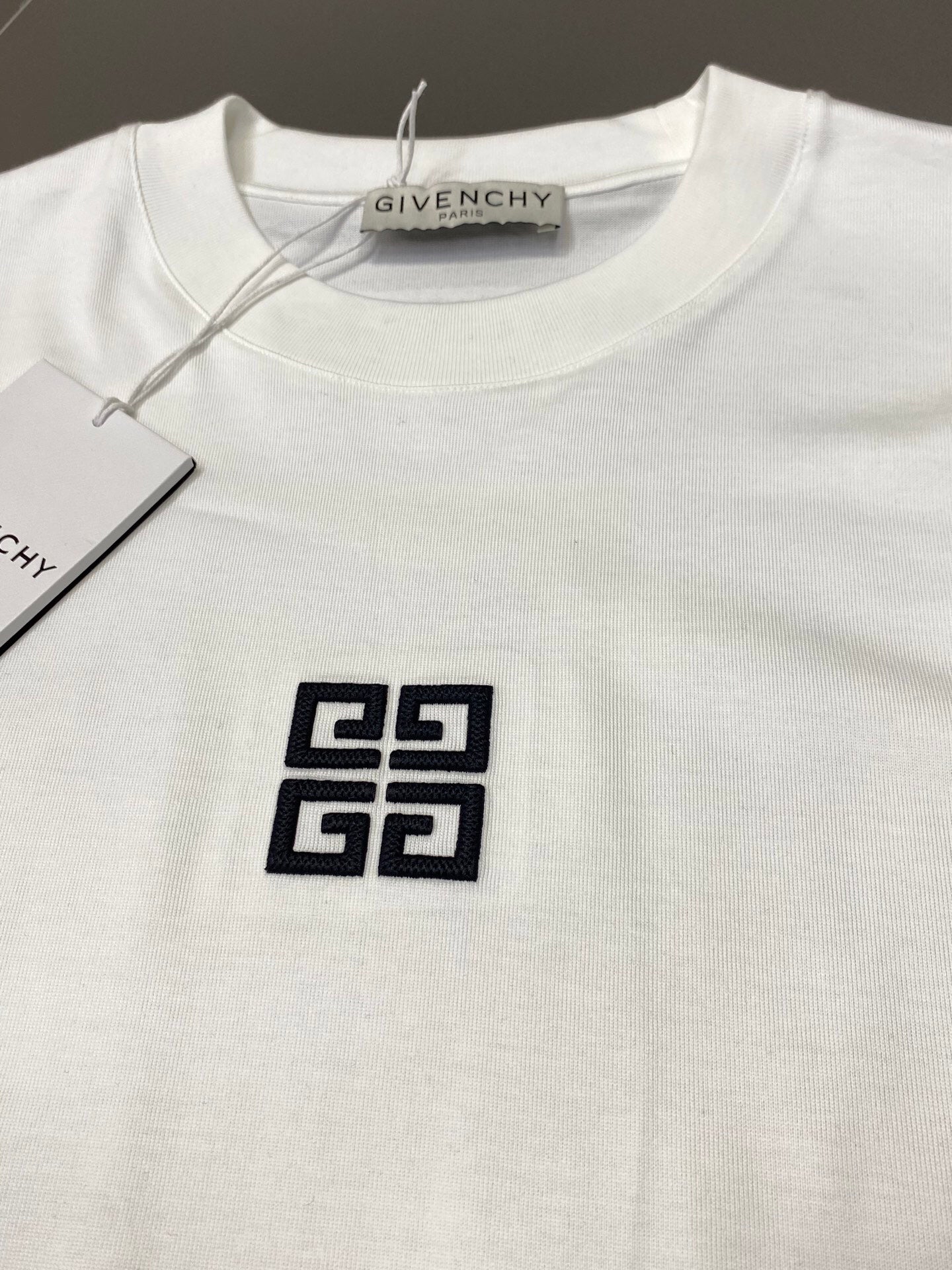 25ss Casual short-sleeved shirt with embroidered logo on chest