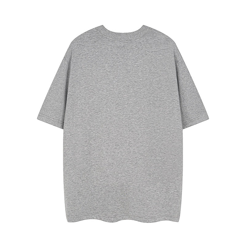 Letter logo print crew neck short sleeves