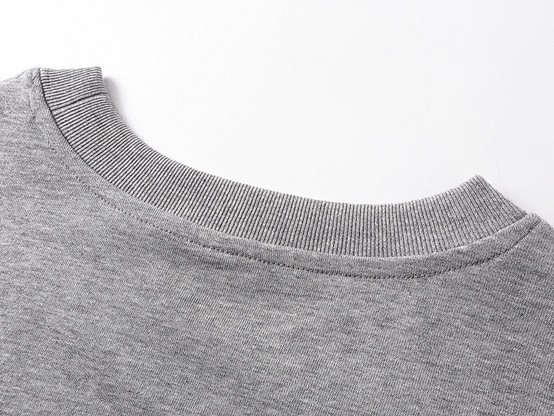 Letter logo print crew neck short sleeves