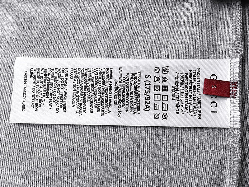 Letter logo print crew neck short sleeves