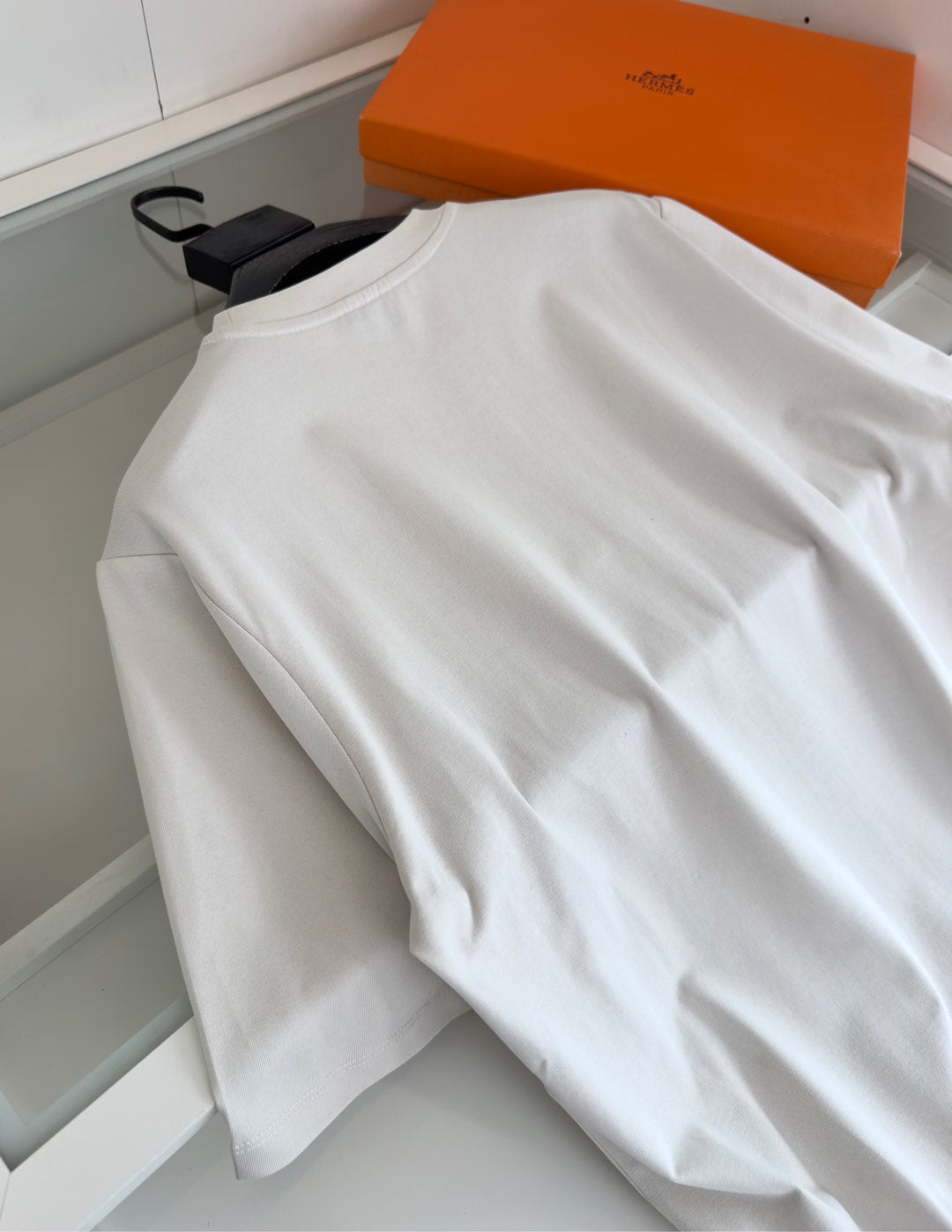 2025 Spring/Summer Slightly Wide Round Neck Short Sleeve T-Shirt