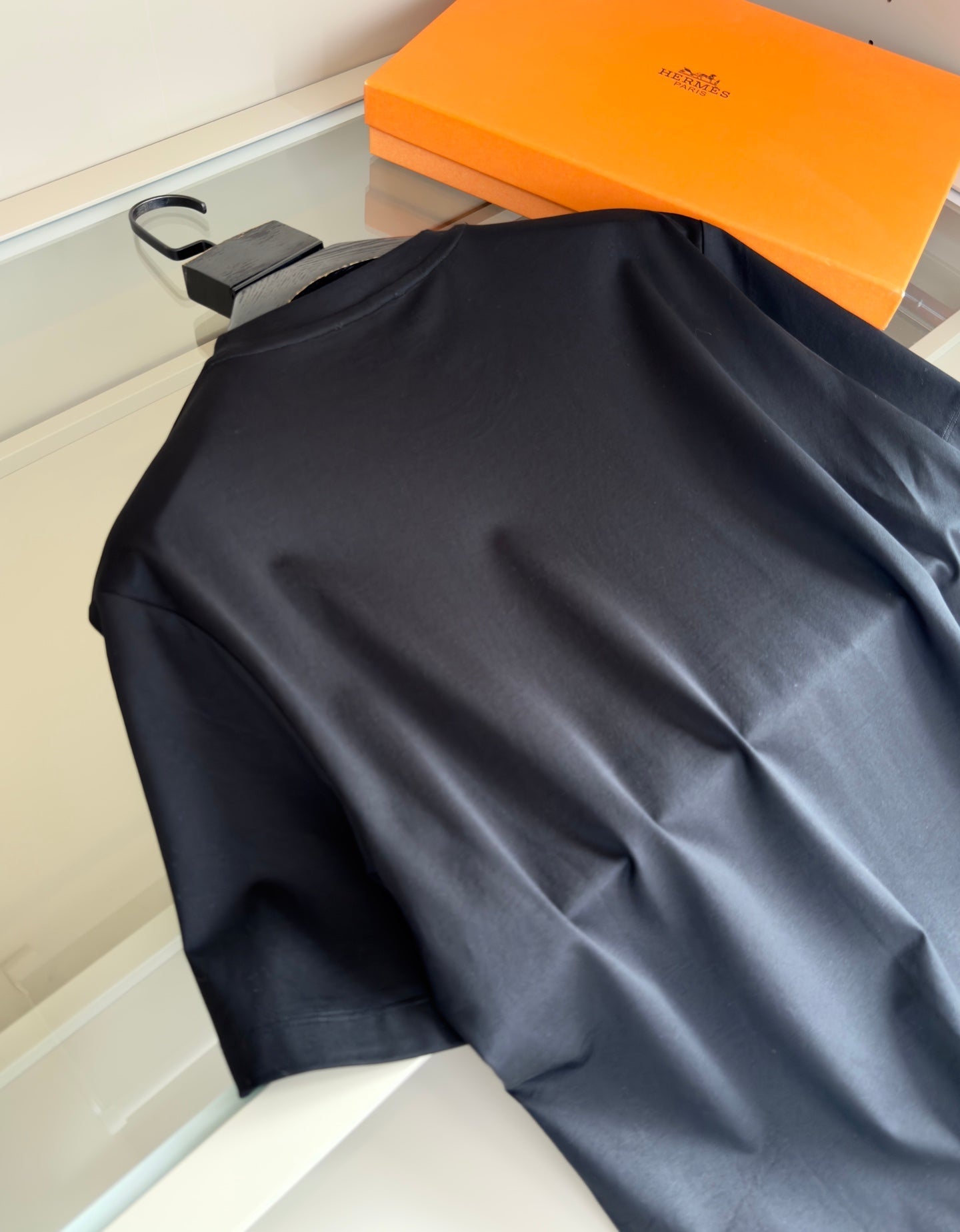 2025 Spring and Summer Leather Embroidery Round Neck Short Sleeve T-shirt