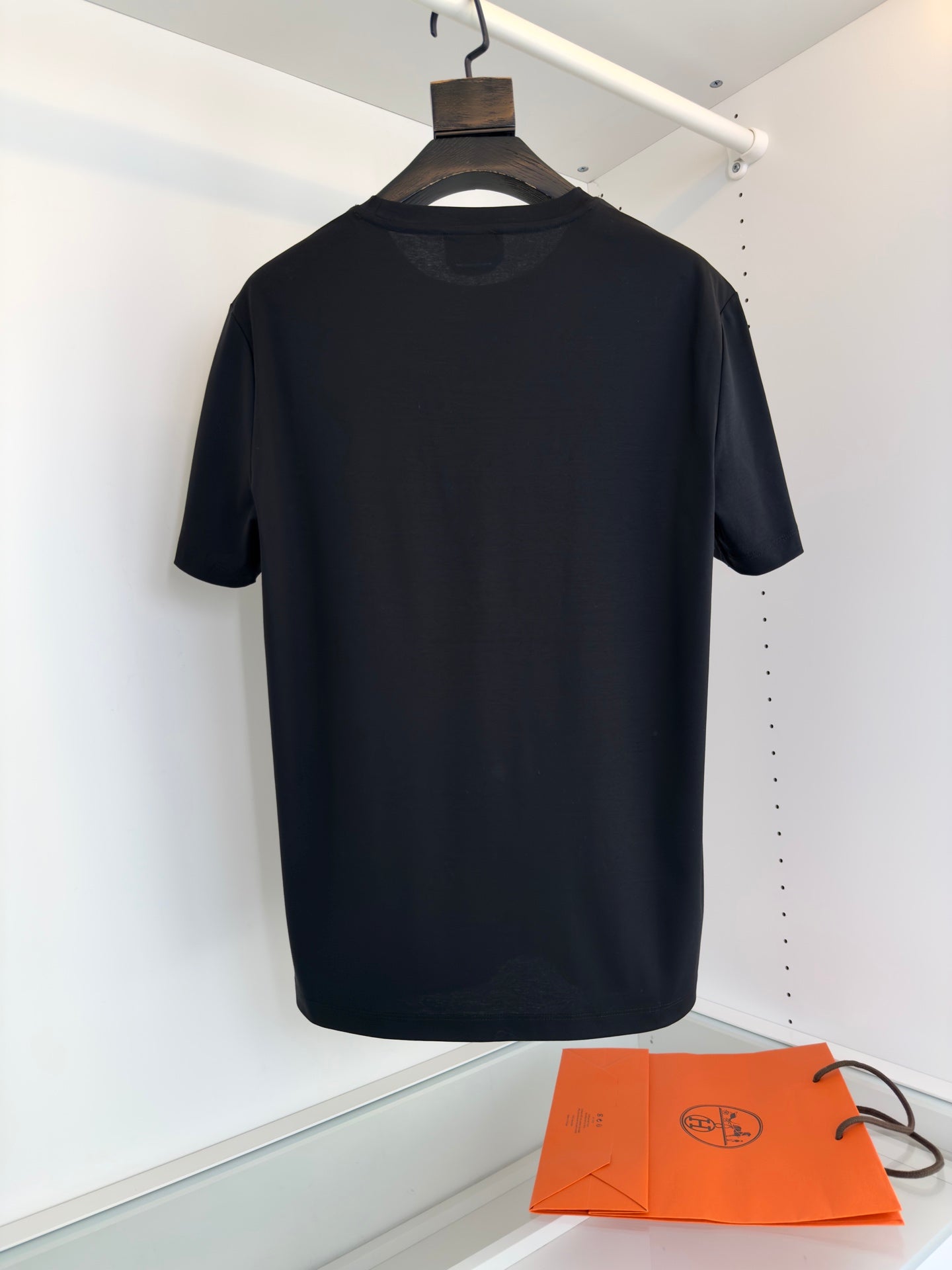 2025 Spring and Summer Leather Embroidery Round Neck Short Sleeve T-shirt