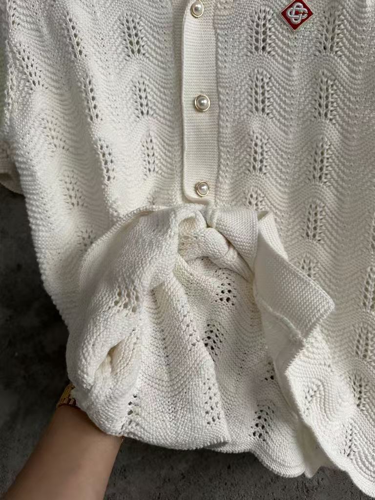 25 Terry sweater short sleeves
