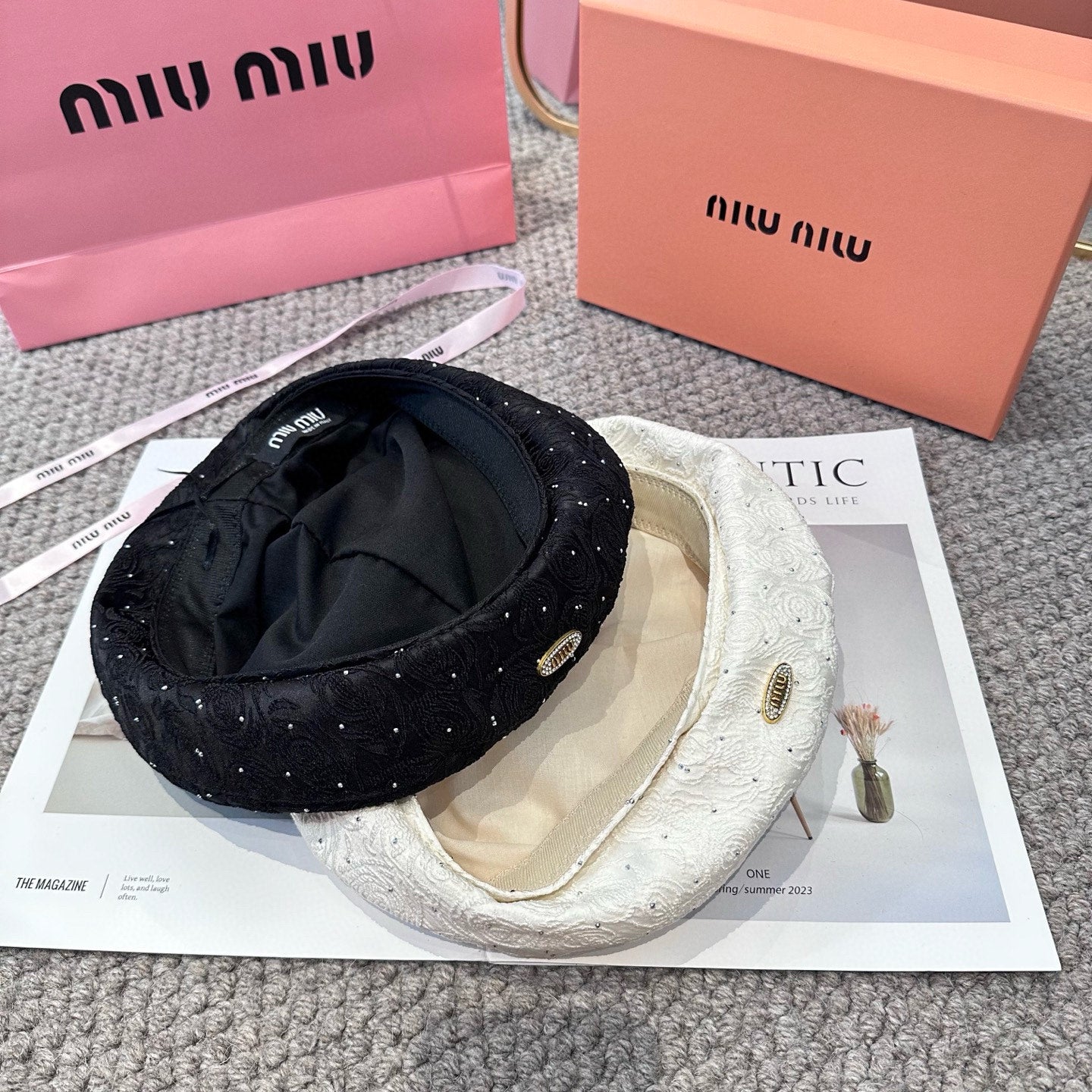 Fall New Arrival Letter Rhinestone Beret for Women