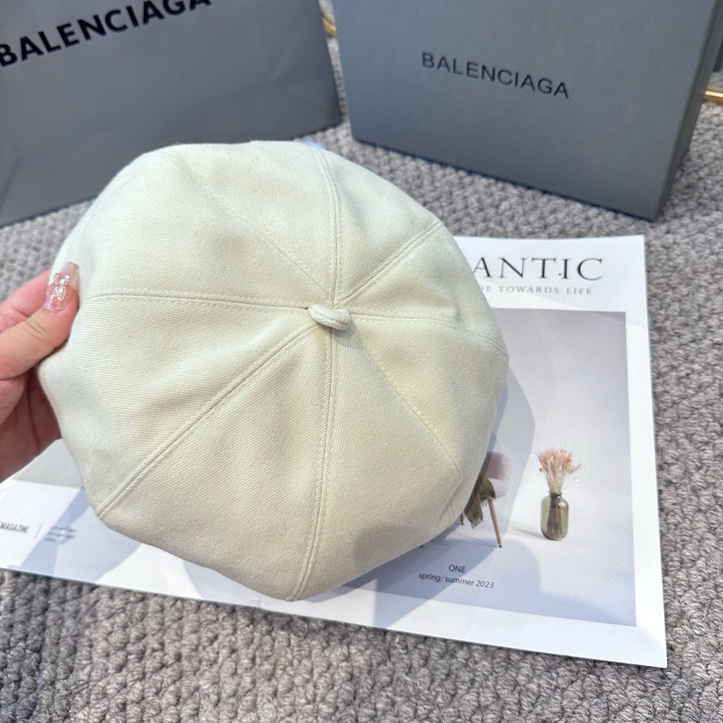 Spring/Summer New Beret Women's Vintage Octagonal Hat