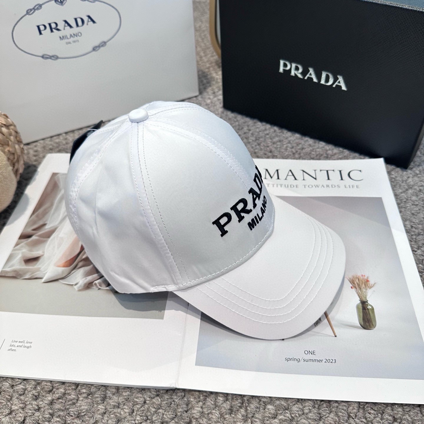 Embroidered Letter Baseball Cap
