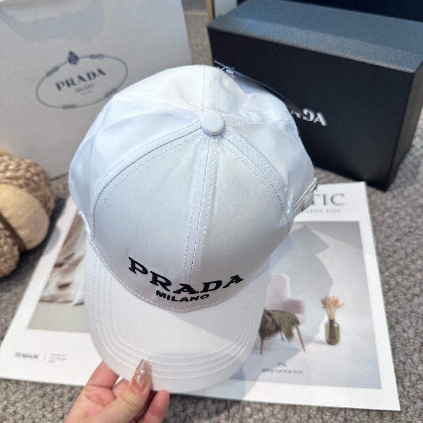 Embroidered Letter Baseball Cap