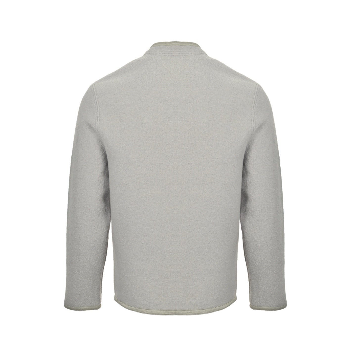 25 Hemmed wool cardigan jacket