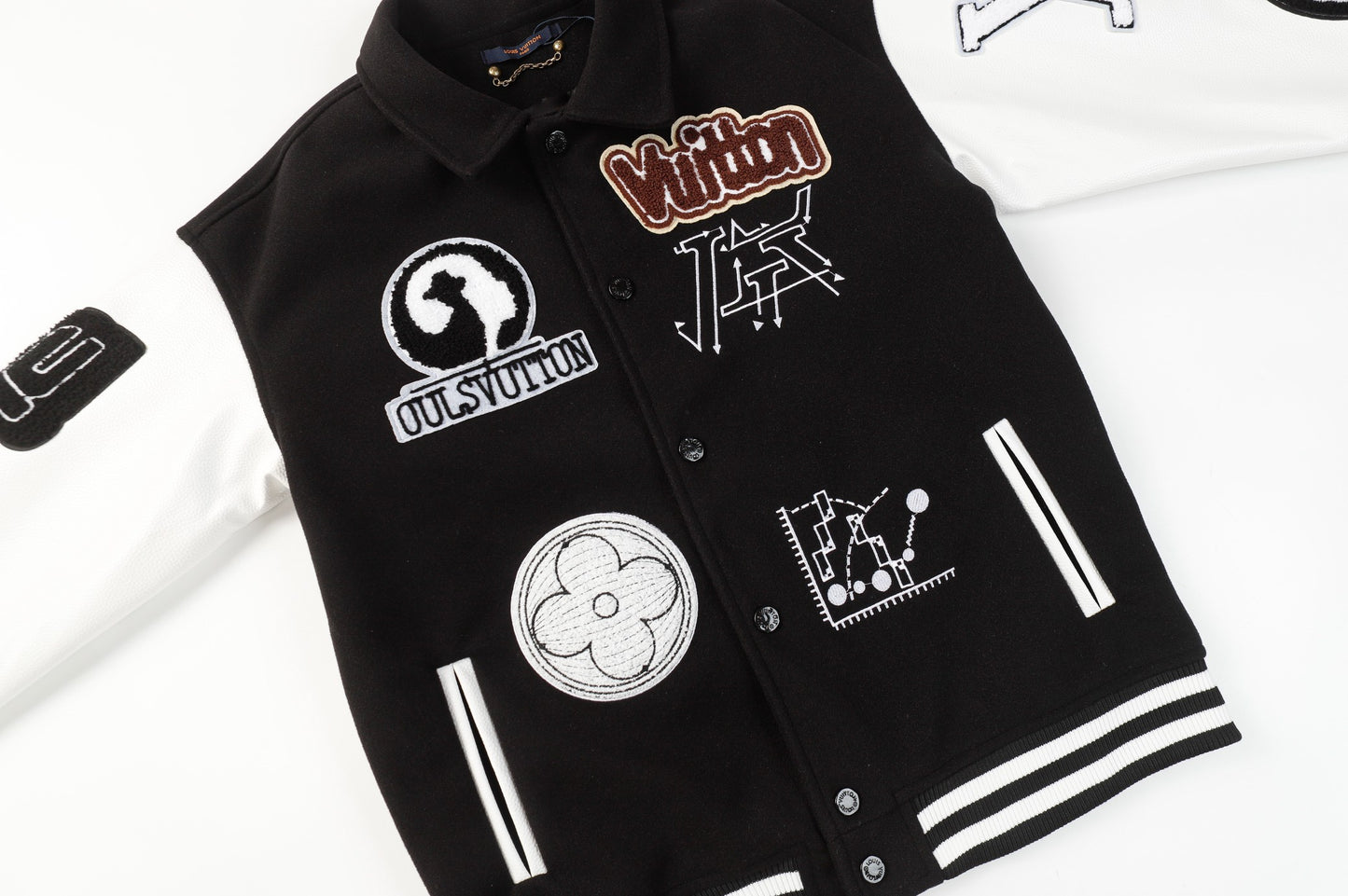 25fw Devil's Eye Embroidered Baseball Jacket