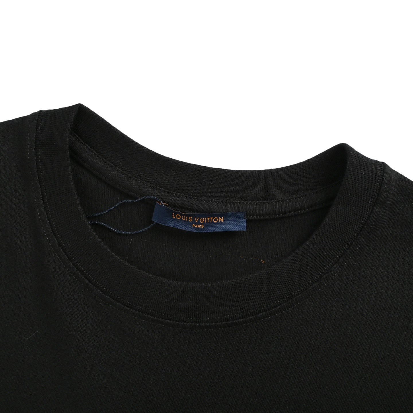 25ss front and back logo flocking print short sleeves