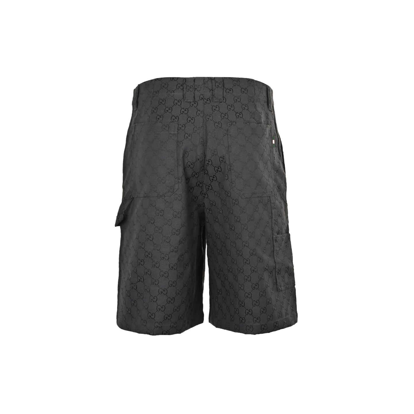 25ss full printed floral jacquard shorts set
