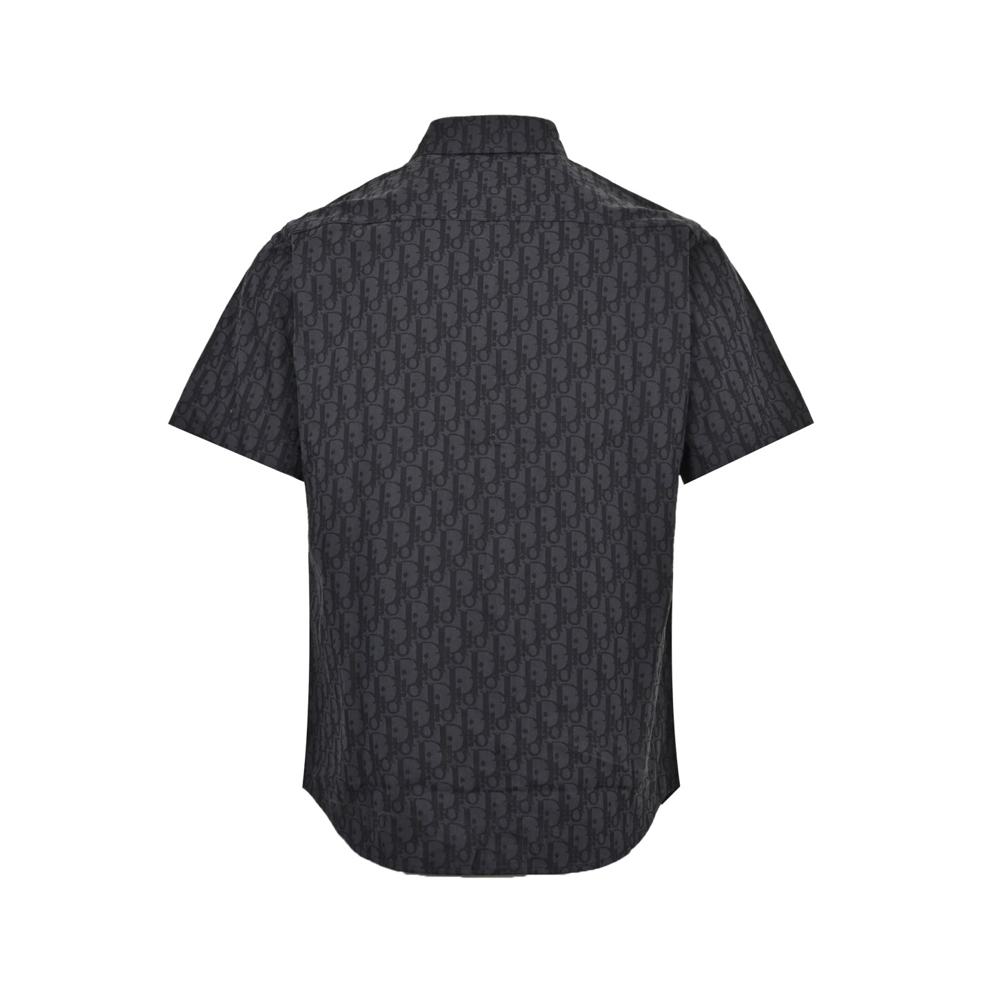 25ss full print vintage denim short sleeved shirt