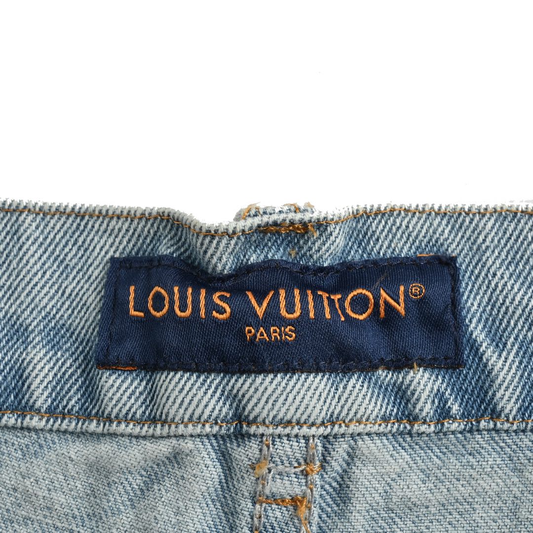 embroidered logo jeans