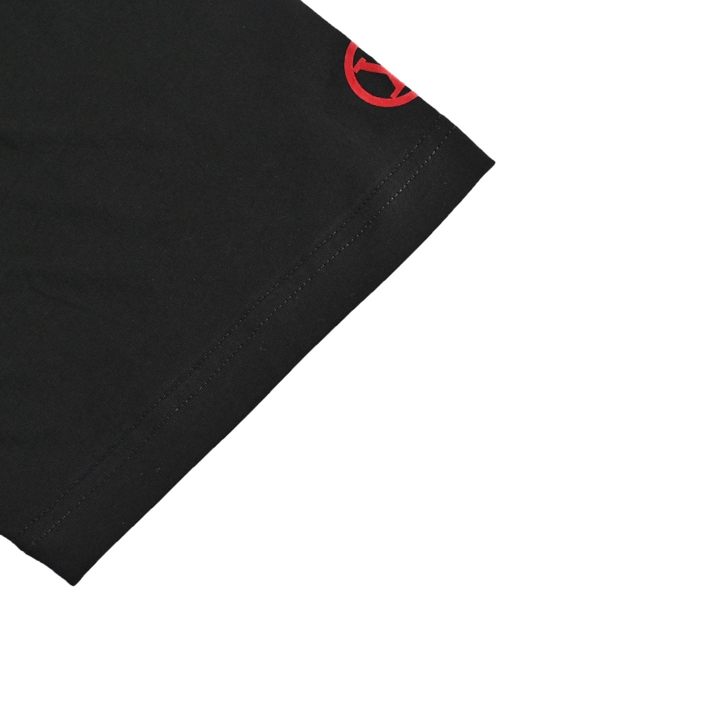 25ss flocking letter short sleeved shirt