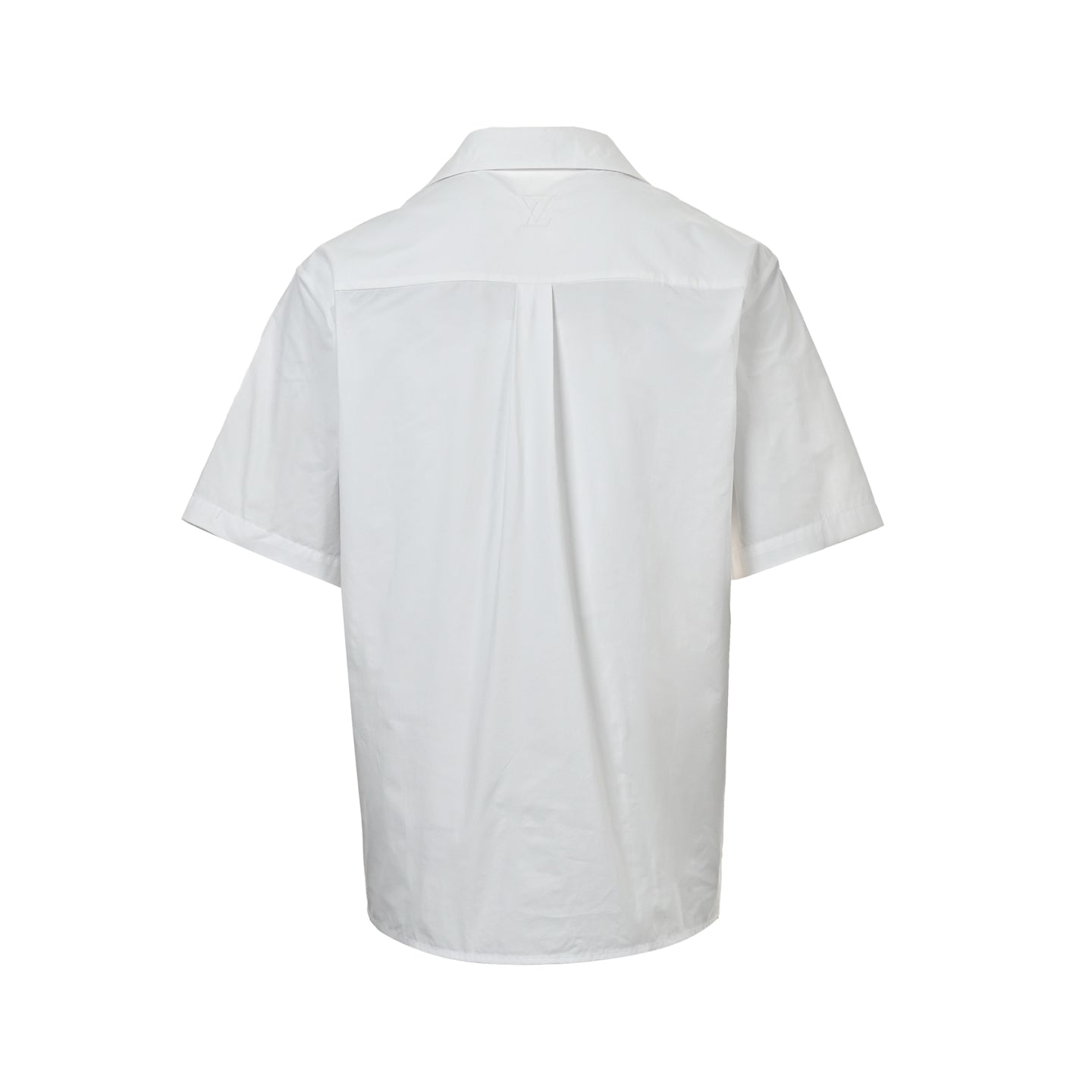 25ss Embossed double pocket short sleeve shirt