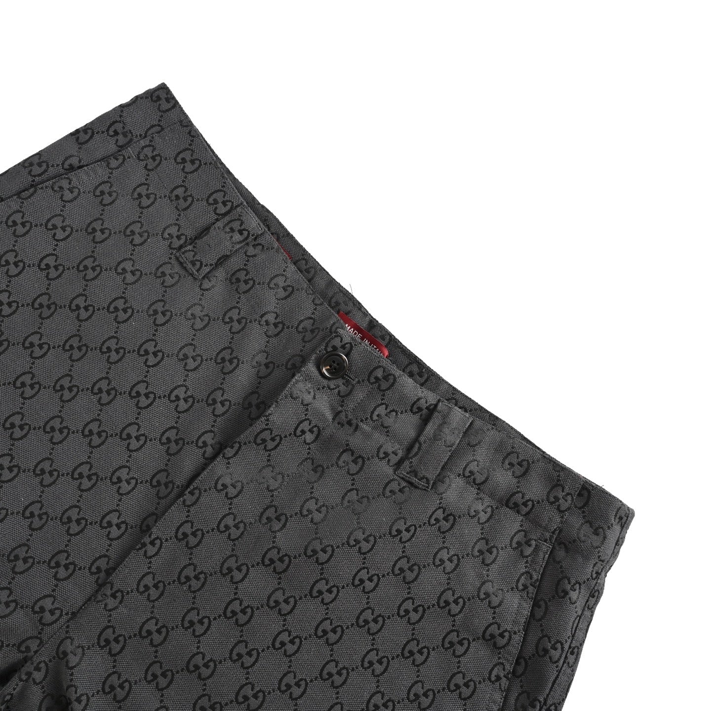 25ss full printed floral jacquard shorts set