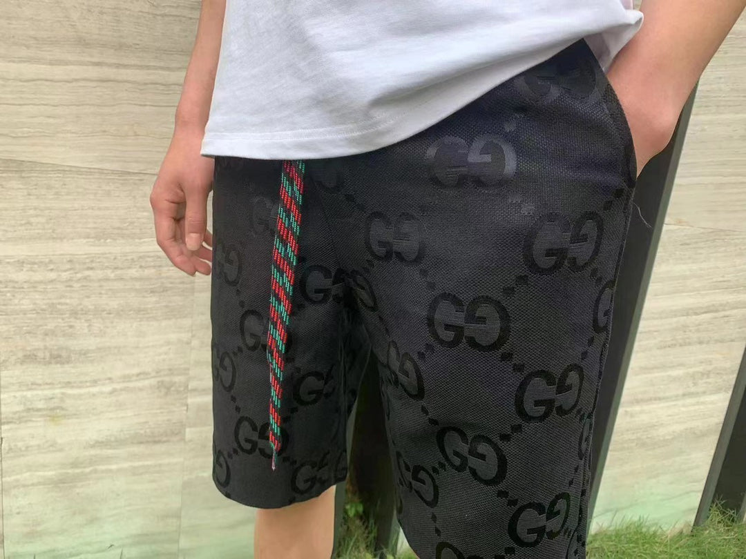 25SS Jacquard all-over double G shorts