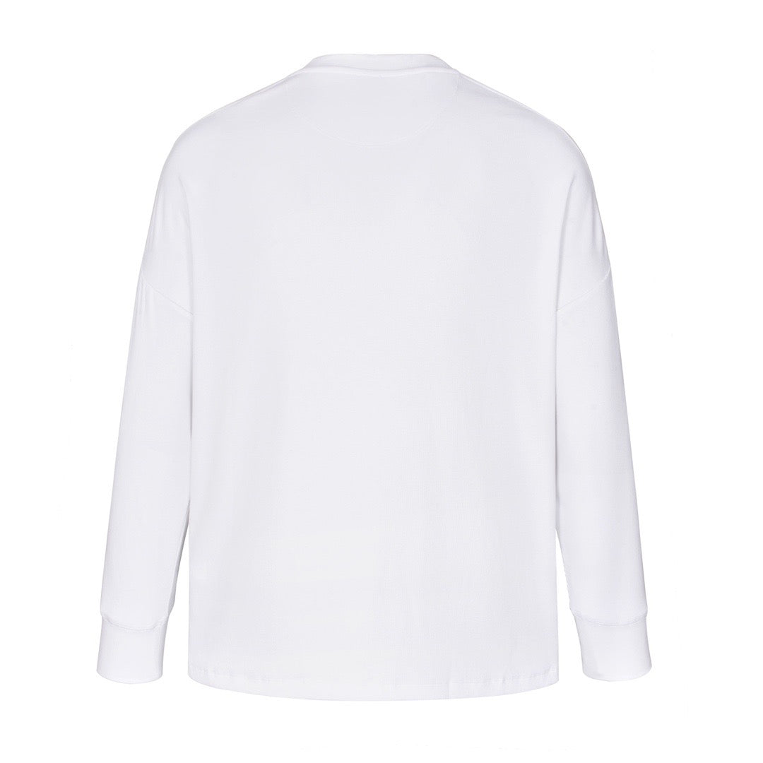 logo embroidered bottoming long sleeves