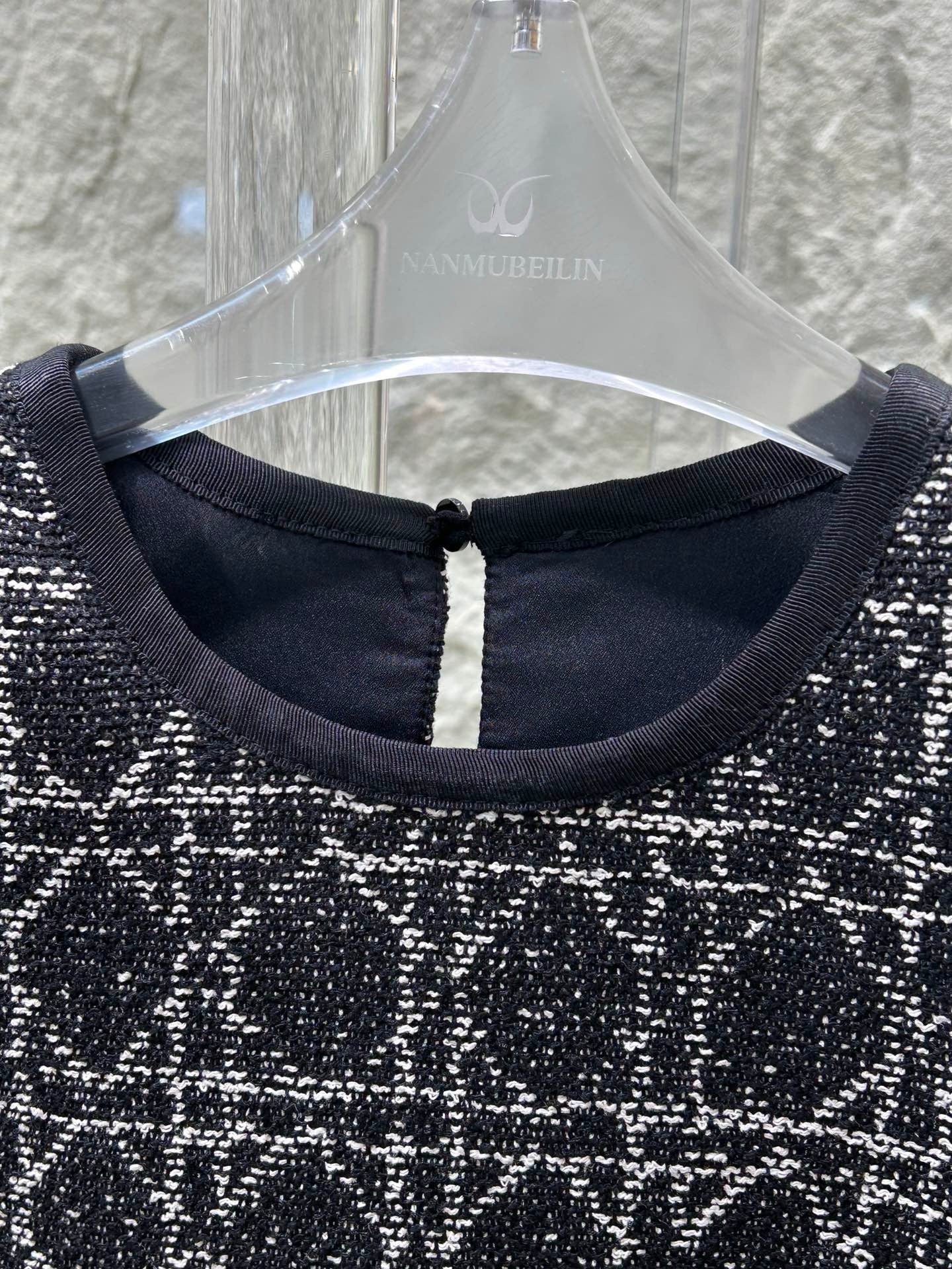 D cannage woven dress