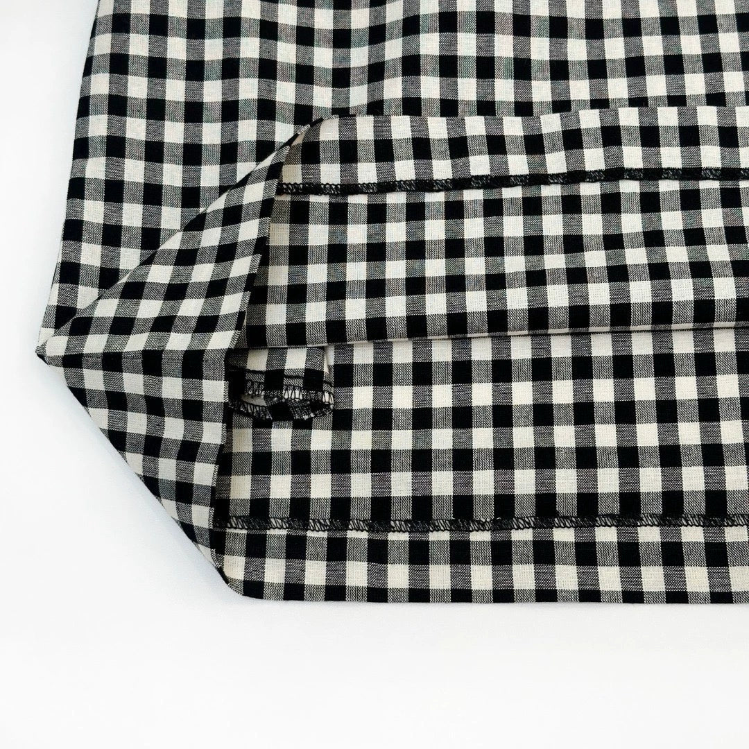 25SS Summer New Plaid Halter Dress