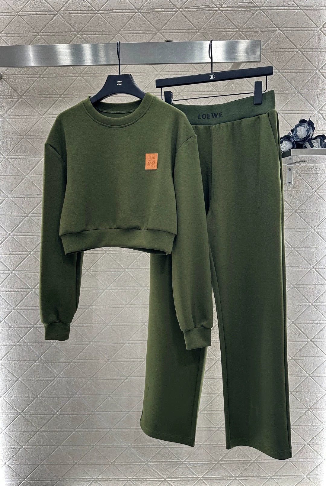 25fw Short pullover hoodie and pants set