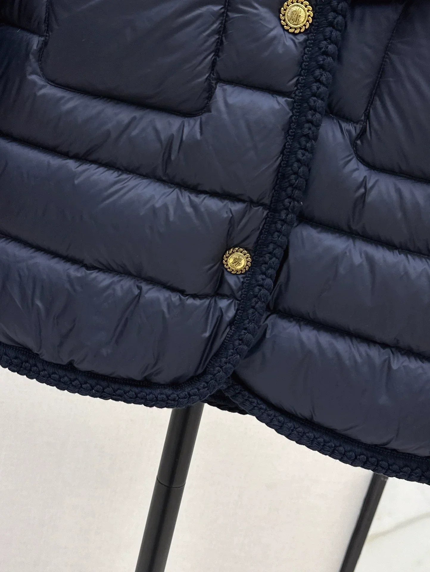 25fw Knitted and spliced down jacket