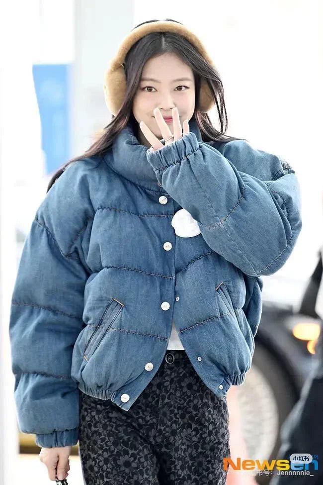 25fw Cowboy stand collar button down jacket