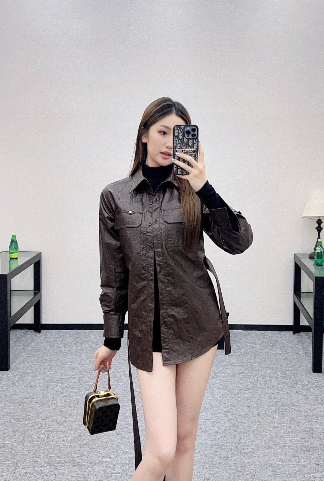25fw Anti leather jacket
