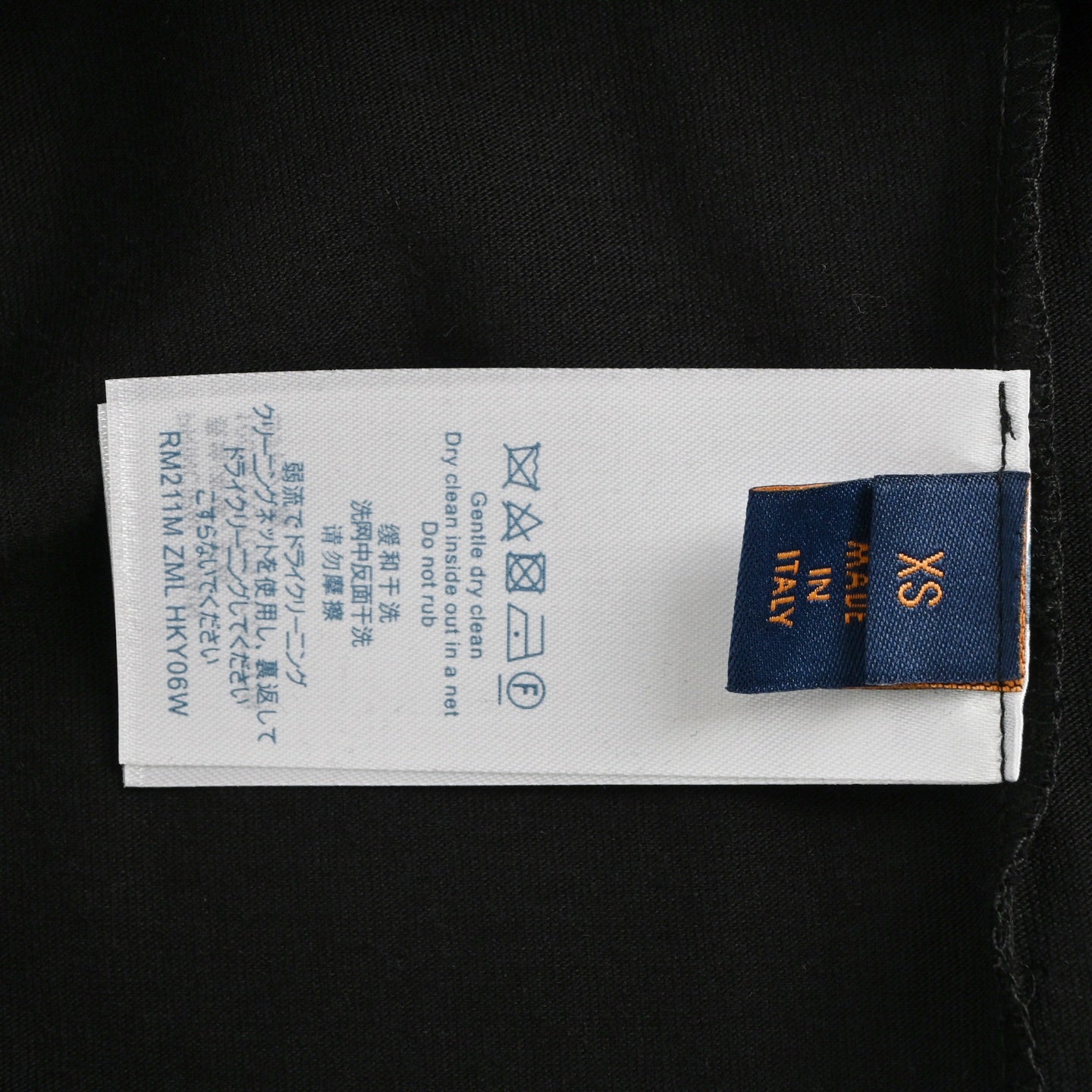 25ss front and back logo flocking print short sleeves