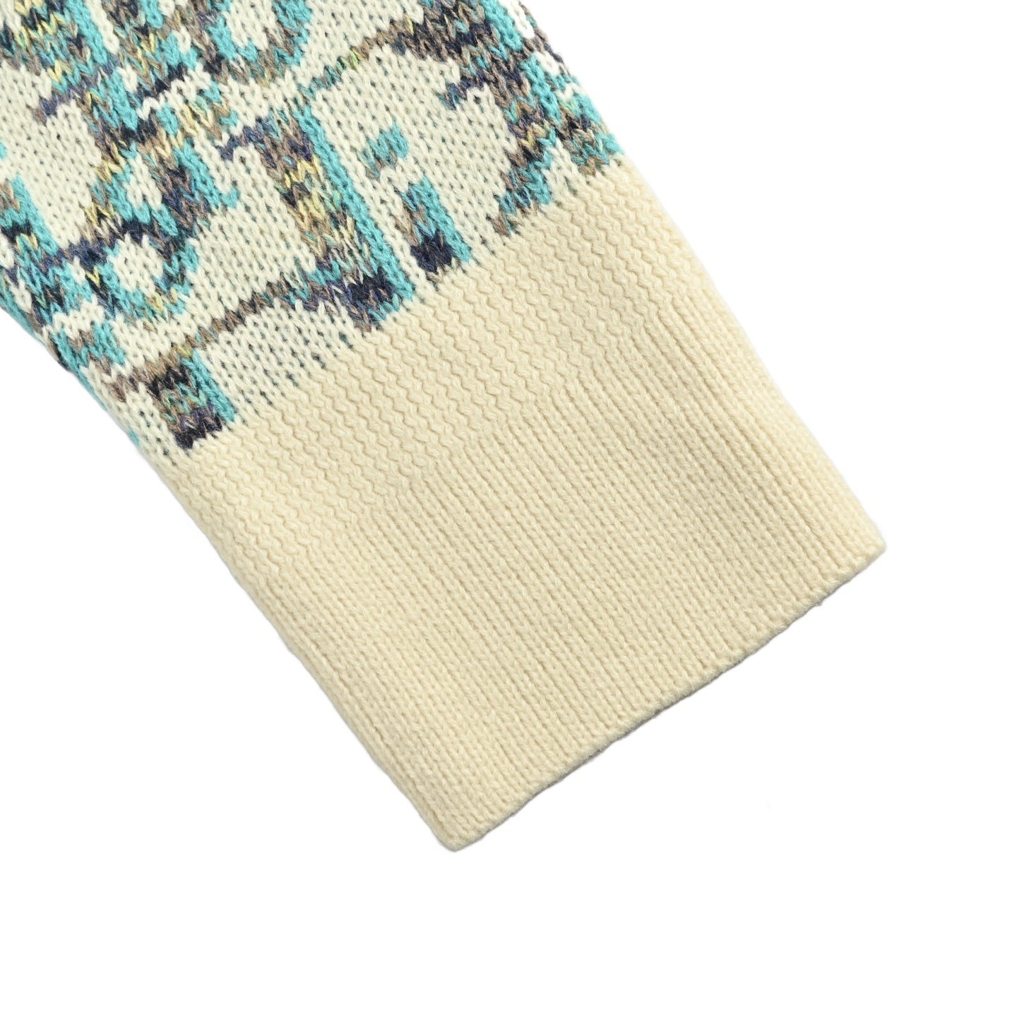 25Fw all-over print monogram jacquard sweater